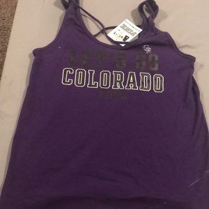 Pink Rockies tank top